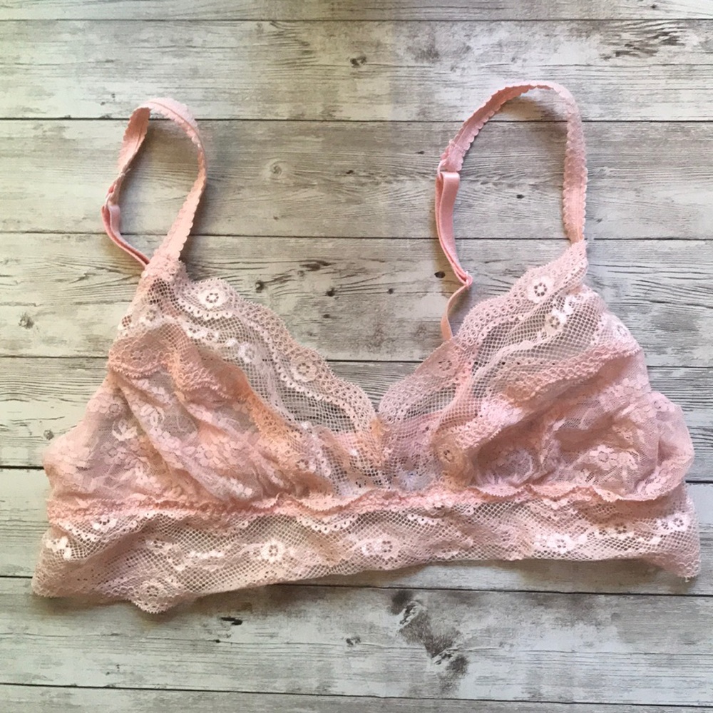 Pink Lace Bralette